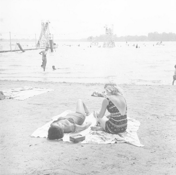 Groomes Bathing Beach - Old Photo (newer photo)